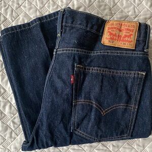 Levi's Men's Dark Blue Slim Straight Jeans